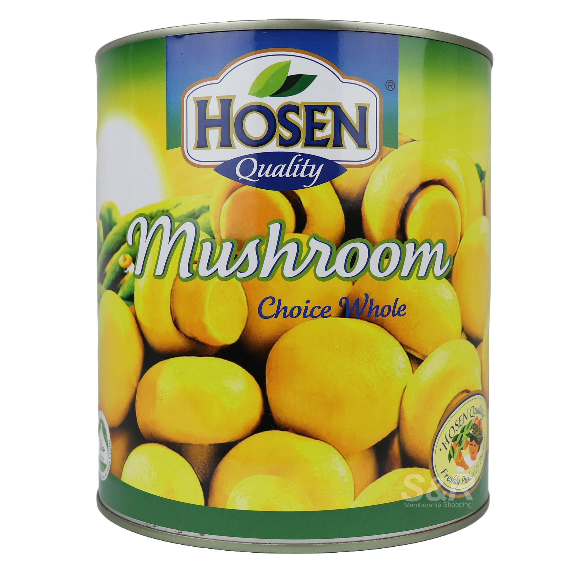 Hosen Quality Mushroom Whole 2.84kg